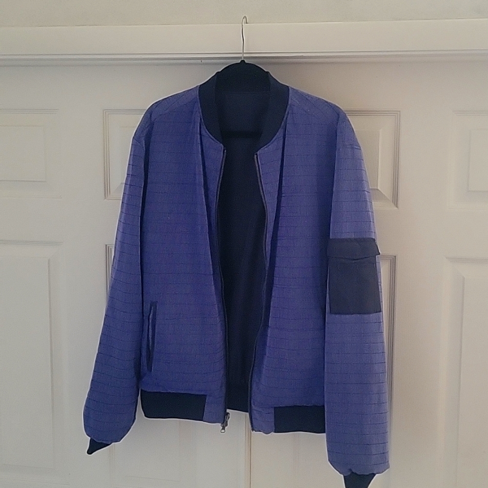 Men's reversible bomber jacket